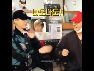 A short compilation video of yoongi copying taehyung in ᵗᶦⁿʸ