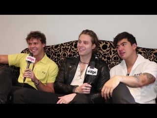 5sos (ashton, luke, calum) interview with randell and meg in auckland