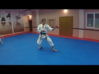 2 shotokan kata heian nidan (kwf standart) by alex chichvarin