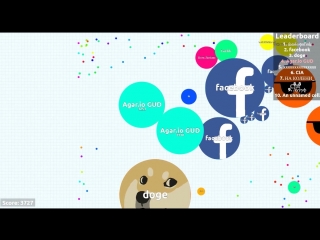 Todays gameplay 11000 mass!!!!! agario