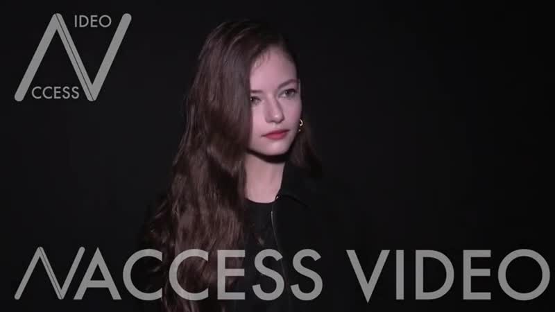 Mackenzie foy, edouard louis and more at saint laurent fashion show in paris