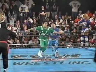 Gran hamada, masato yakushiji & great sasuke vs dick togo, taka michinoku & terry boy (ecw barely legal)