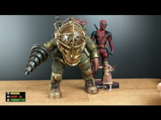 [keyboard warriors eng] threezero bioshock big daddy little sister 1/6