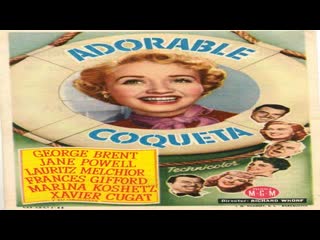 Cine clásico adorable coqueta (1948) español