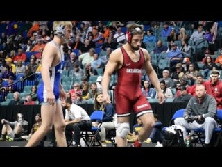 141lbs mike longo (oklahoma) dec alec opsal (air force)