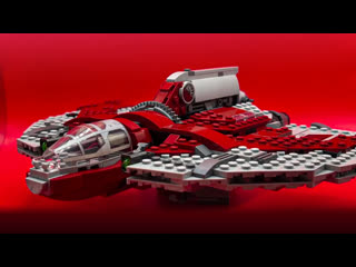 Живой обзор шаттла т 6 асоки (англ) 75362 lego star wars ahsoka tano's t 6 jedi shuttle