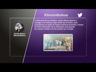 Etiquetaje una américa latina unida, el sueño de simón bolívar