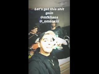 Omenxiii x mf khaos x chris ray at new year party