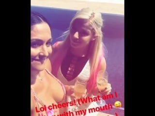 “my idols!! 😭😍👑💜 @alexa bliss wwe @thenikkibella • • • • #alexabliss #finnbalor #samizayn…”