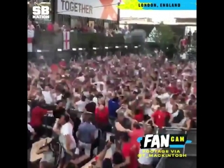 Looks like a lot of england fans needed another beer after that trippier goal!