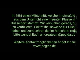 Lehrer rastet in klasse gegen afd und pegida aus