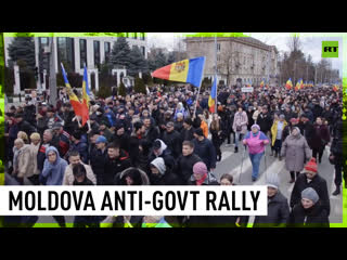 Moldovans protest against new government, price hikes