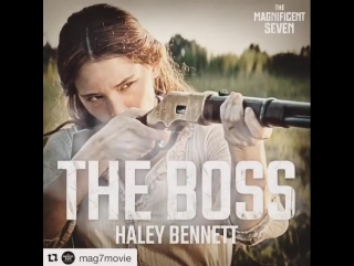 "the one behind the seven she seeks righteousness, but she'll take revenge" @mag7movie