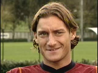 Soccer superstars francesco totti