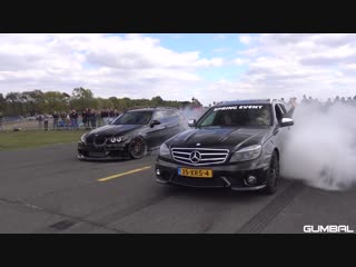 Крутые аппараты 900hp bmw 335i (e91) crazy revs burnout!
