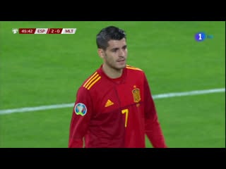 España vs malta partido clasificatorio eurocopa 2020 comienzo 2a parte nueva camiseta sel vlc record 2019 11 15 21h47m la 1 fhd