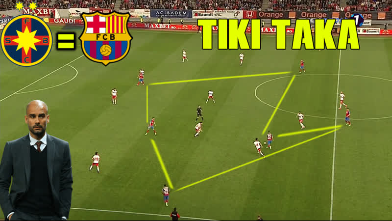 Cand steaua se transforma in barcelona momente tiki taka