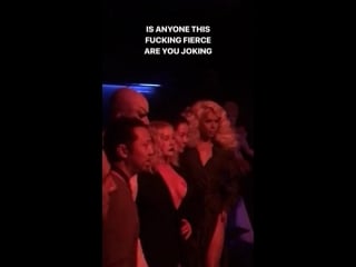 Christina aguilera sasha velour farrah moan at #nyfw