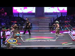 Tae honma, princesa sugehit & kaho kobayashi vs dalys, amapola & reyna isis