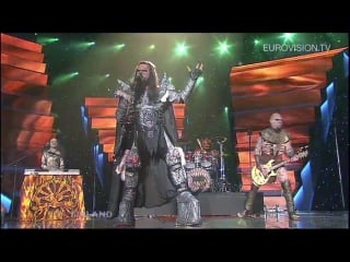 Lordi hard rock hallelujah (finland) 2006 eurovision song contest winner