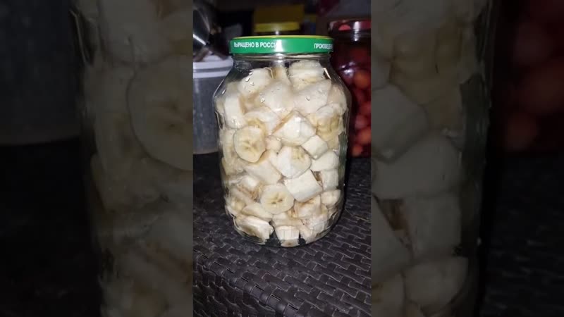 Основа бананового ликера настойка спирта на бананах #самогон #настойка