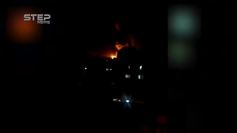 Видео работы сирийских систем пво и ударов крылатых ракет международной коалиции в окрестностях дамаска#4
