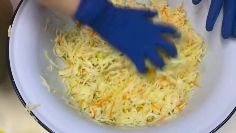Капустный салатик cabbage salad