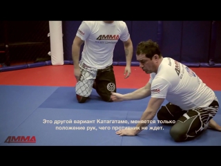 Удушающий прием катагатаме с боковым захватом техника bjj от черного пояса валесио сенна