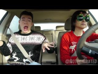 Christmas car ride with motoki