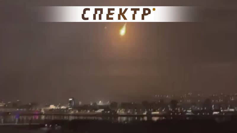 Над красноярском пролетел метеорит