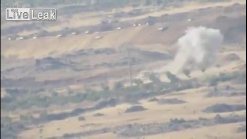 Сирия уничтожение грузовичка из птрк bgm 71tow,к северу от эль кунейтра июнь 2015