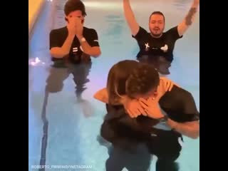 Alisson becker cried after helping liverpool teammate roberto firmino get baptized