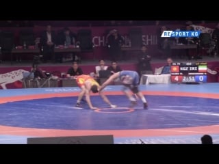 Asian championships 2018 muslim evloev (kgz) mostafa mohabbali hosseinkhani (iri)