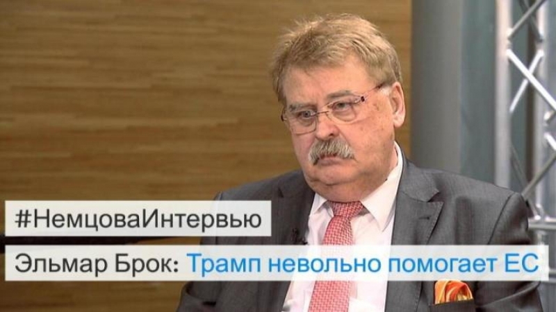 Гость программы "немцова интервью" немецкий политик эльмар брок