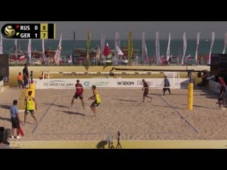 Doha 2019 4star beachvolleyball krasilnikov stoyanovskiy rus thole j wickler ger