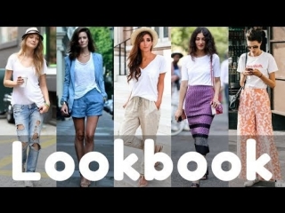 Summer white tshirt outfit ideas / tshirt dresses | fashion lookbook 2018