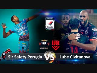 Sir safety perugia vs lube civitanova highlights italian volleyball super league