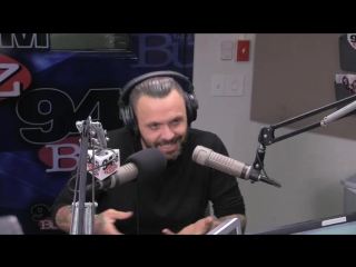 Justin furstenfeld at the buzz 94 5