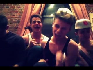 Max ryder, jake bass, ricky roman, and levi karter sing nsync
