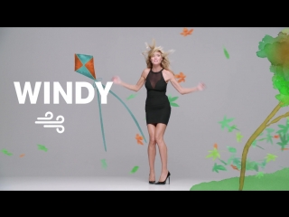 Taft werbung mit heidi klum “windy”