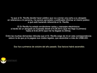 Drax falacias legales con sus abogados de mierda