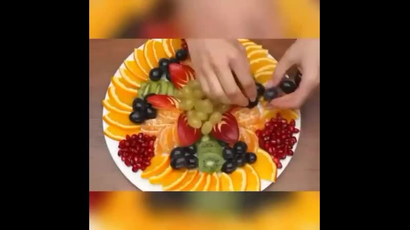 Хозяйкам в копилку фруктовая нарезка