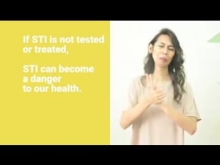 Filipino sign language public educate about hiv test and sex etc