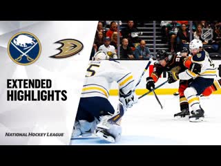 Buffalo sabres vs anaheim ducks oct 16, 2019 highlights hd