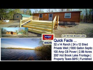 Maine lakefront properties hot brook waterfront real estate listings mooers re