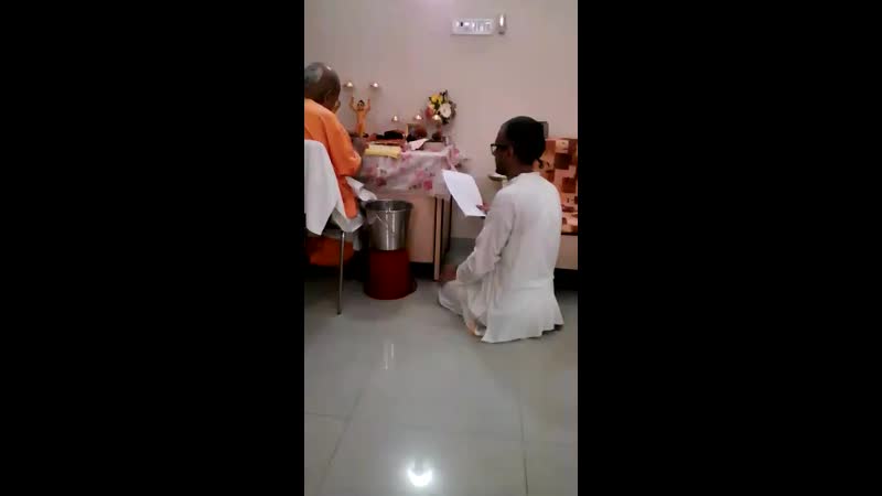 Утренняя пуджа, маяпур, 06 03 2019