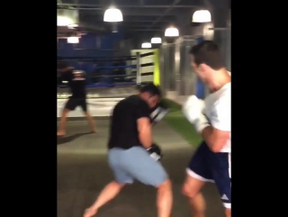 Luke rockhold on instagram "some light work with the guys at @empowersanfrancisco @tareq azim @henrihooft @jakeshields @beastmo