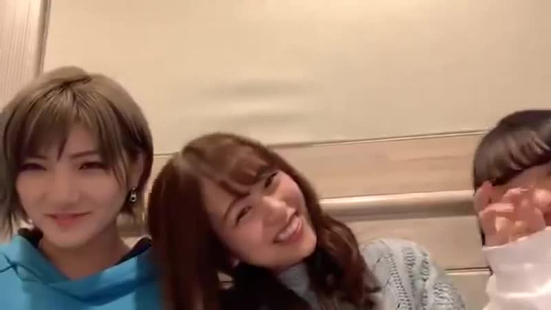 Akb48 okada nana / shinozaki ayana / mukaichi mion (showroom )