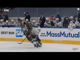 Tyler motte collides with zach whitecloud