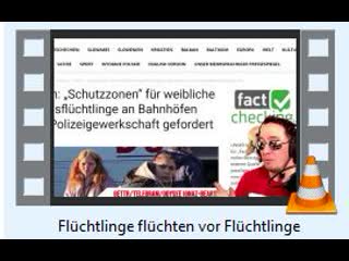 Flüchtlinge flüchten vor flüchtlinge